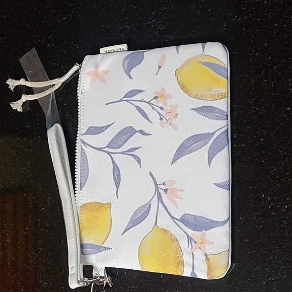 🍋Rae Dunn Hello Sunshine Wristlet Pouch - Picture 3 of 5